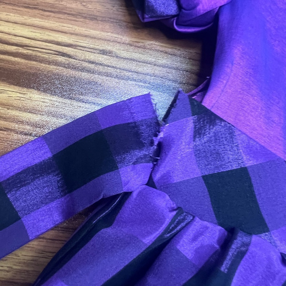 Elegant Kids Formal Dress in Purple and Black - Picture 9 of 9